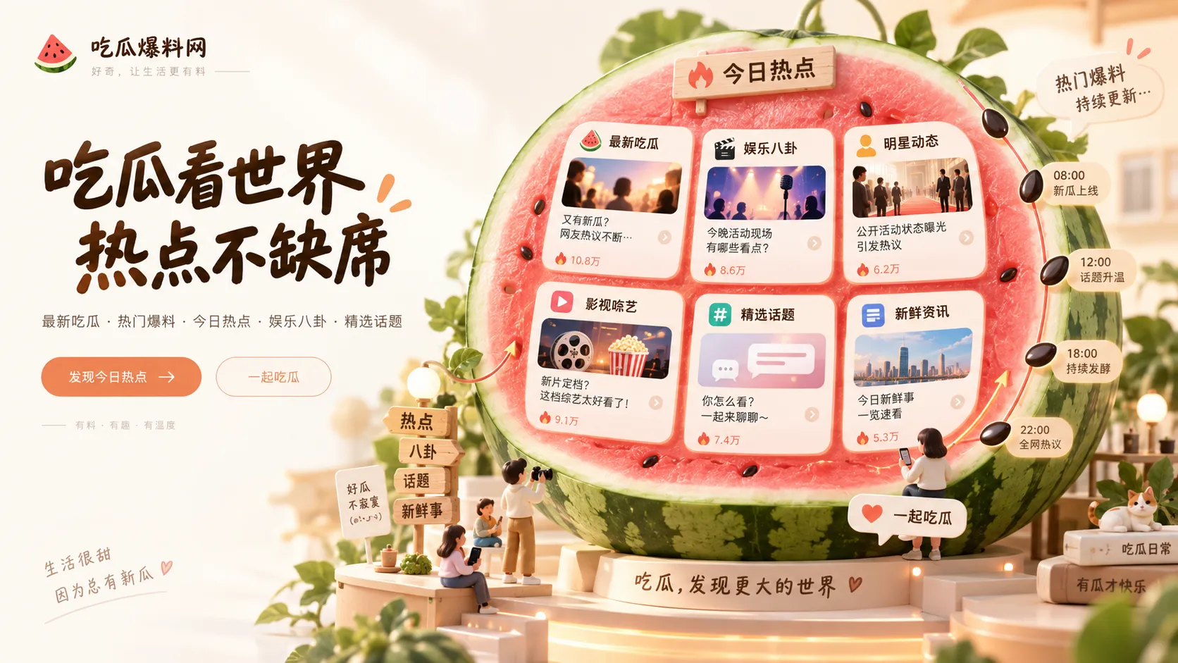吃瓜网热门吃瓜与今日热点主视觉
